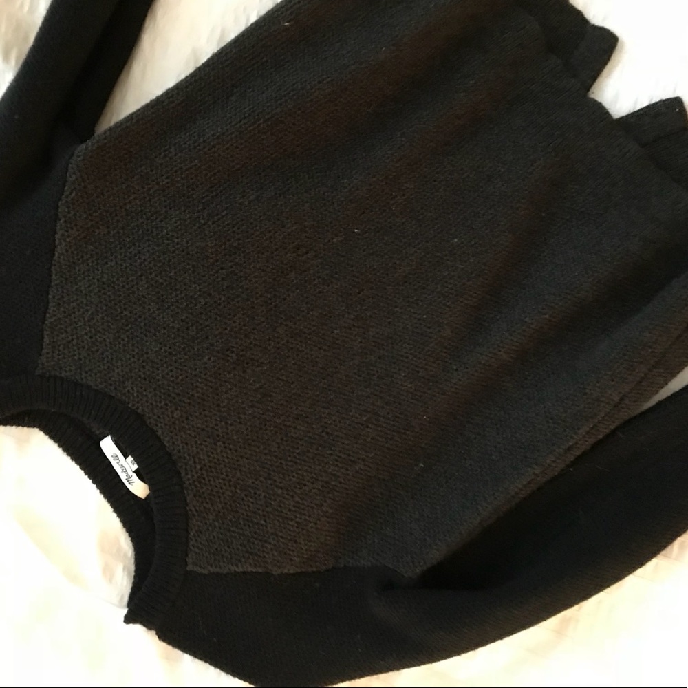 Madewell raglan open back sweater
